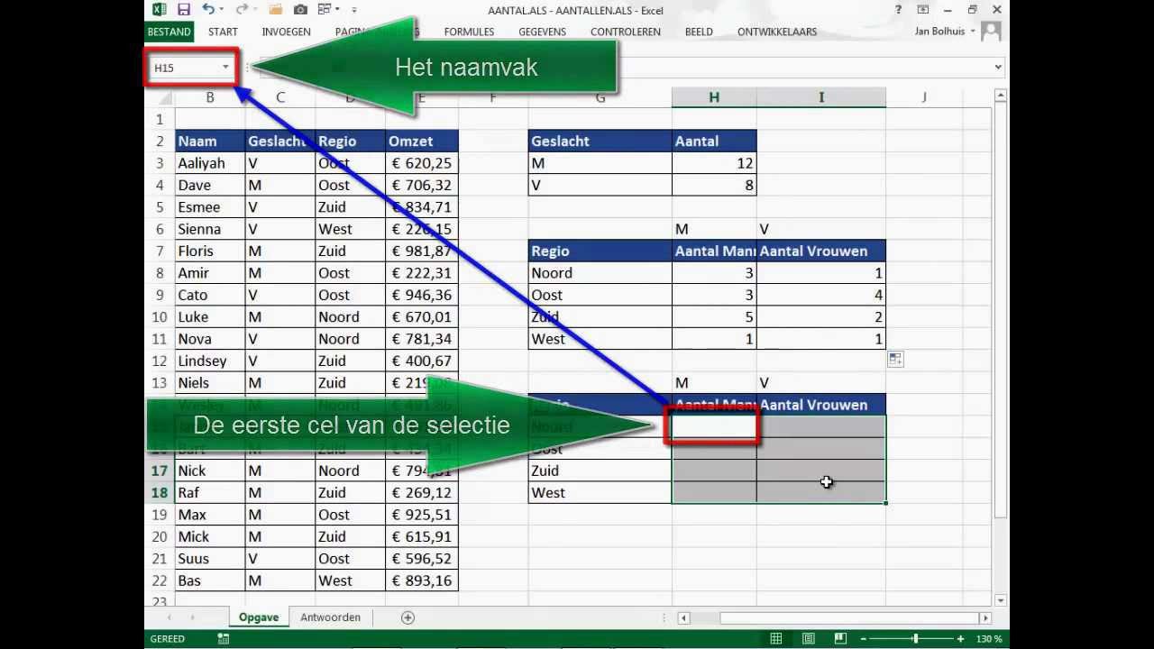 Excel || Tekst optellen met AANTAL.ALS - AANTALLEN.ALS - YouTube - Optellen Van Uren In Excel