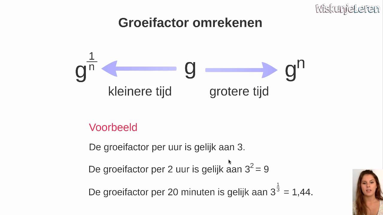 Hoe Bereken Je De Groeifactor