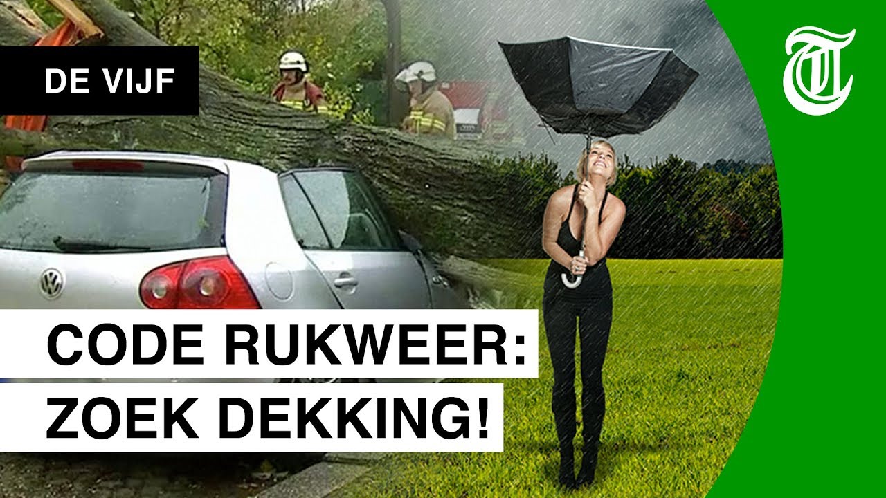 Extreem weer in Nederland! - DE VIJF - YouTube - Minder Door Extreem Weer In Nederland