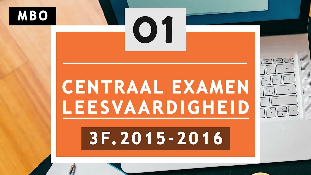 Facet examen Nederlands 3F oefenen MBO, 2015 2016 DEEL 1 - YouTube - Lezen En Luisteren 3f Oefenen