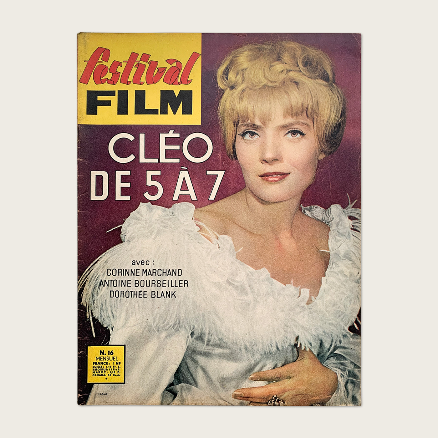 Festival Film N.16: Cléo de 5 à 7. Cinéroman [Agnès Varda] - Chunking Books - Premier Van Italie Van 2014 Tot 2016