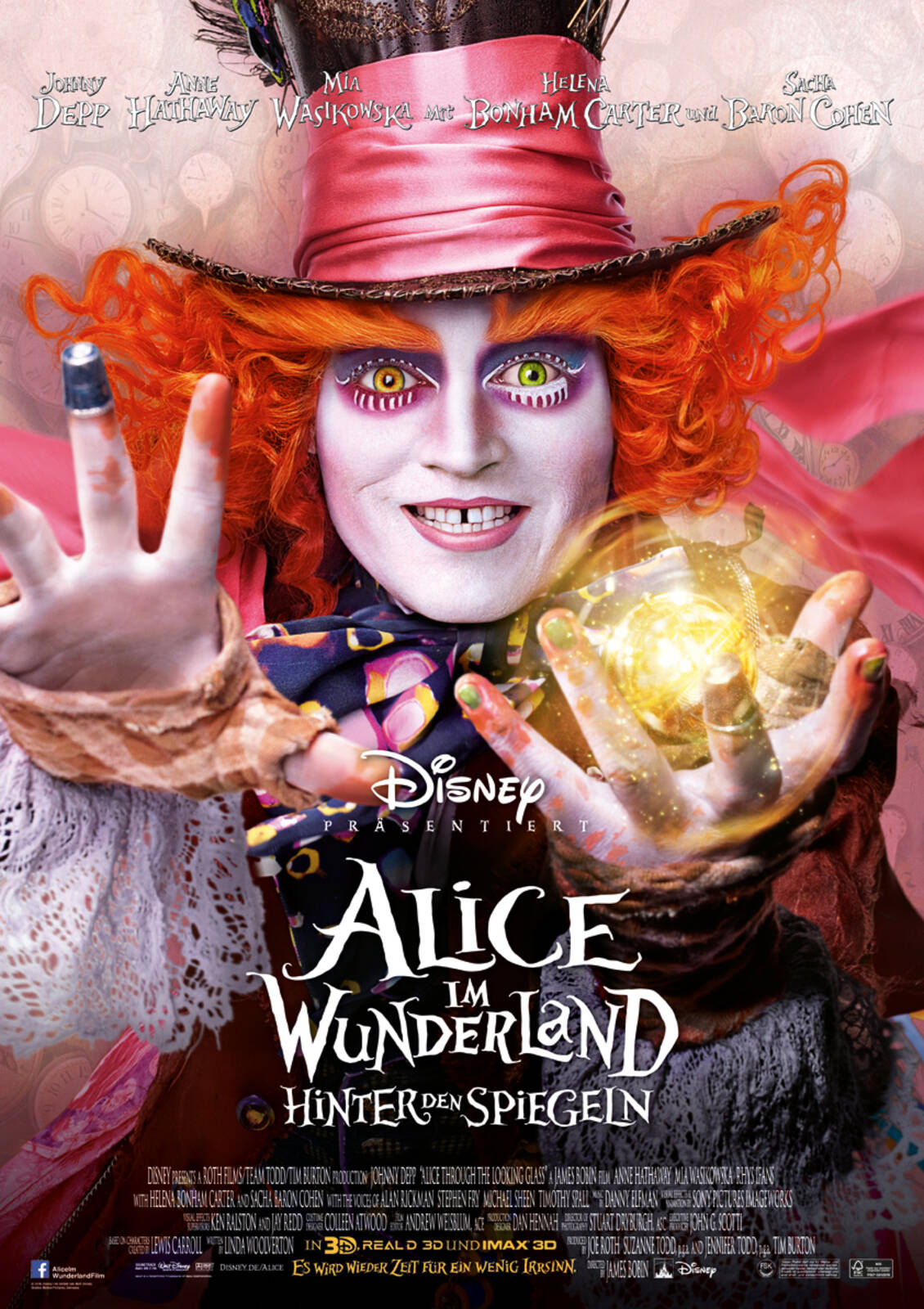 Film Alice Through the Looking Glass - Cineman - Alice In Wonderland Book Lewis Carroll