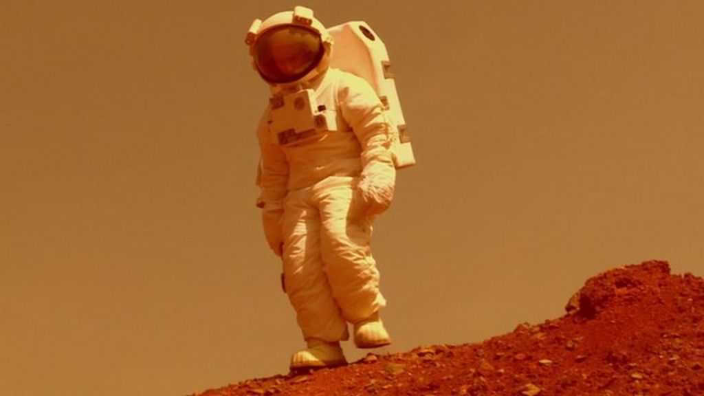 First steps: What would first human on Mars say? - BBC News - Eerst Mens Op De Maan