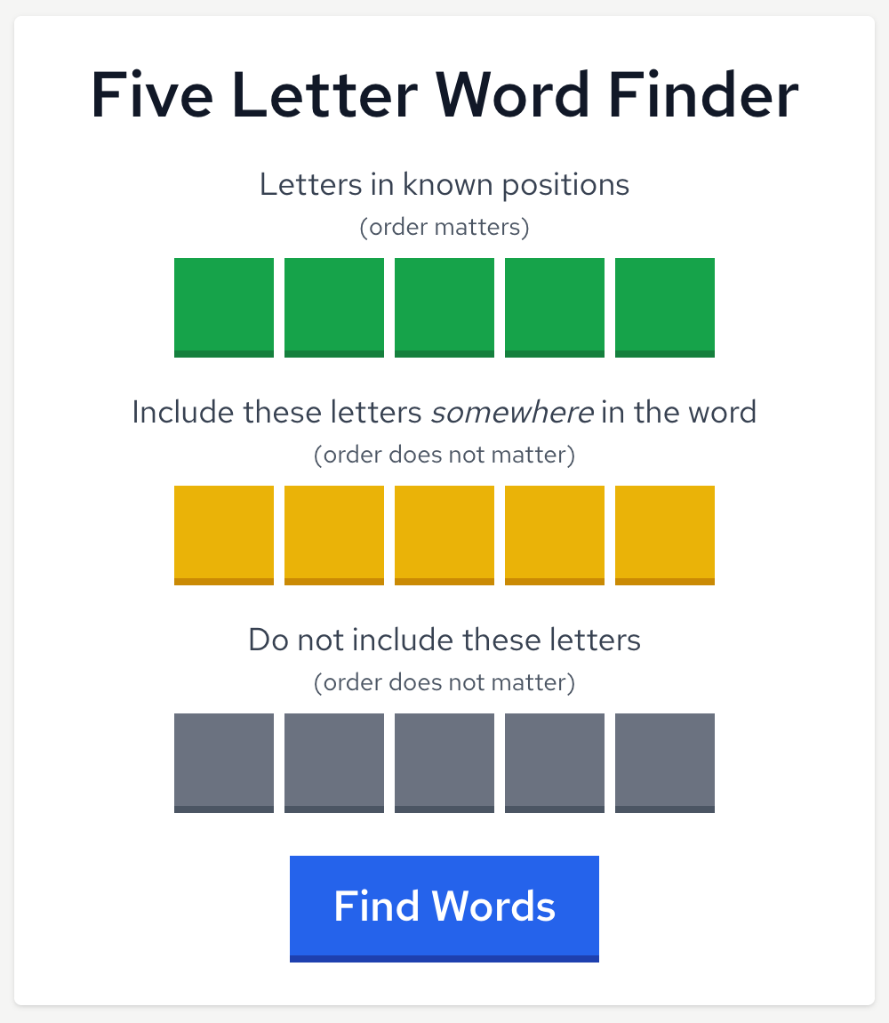 Five Letter Word Finder for Wordle | Wordle Solver - Plaats In West Vlaanderen 5 Letters