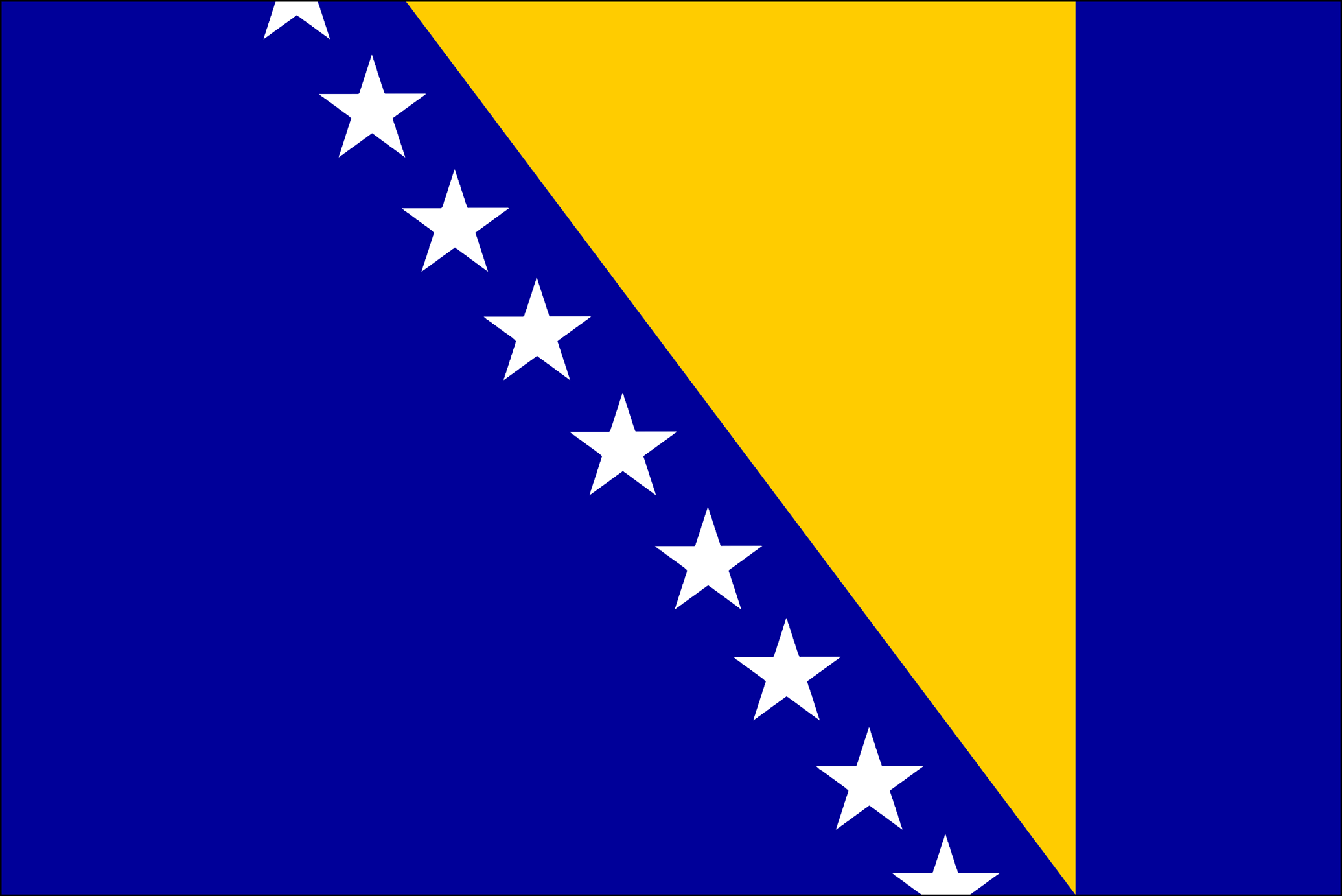 Flag Of Bosnia And Herzegovina Free Coloring Pages - vrogue.co - Duits Voetbalelftal - Bosnië En Herzegovina Voetbalelftal Wedstrijden