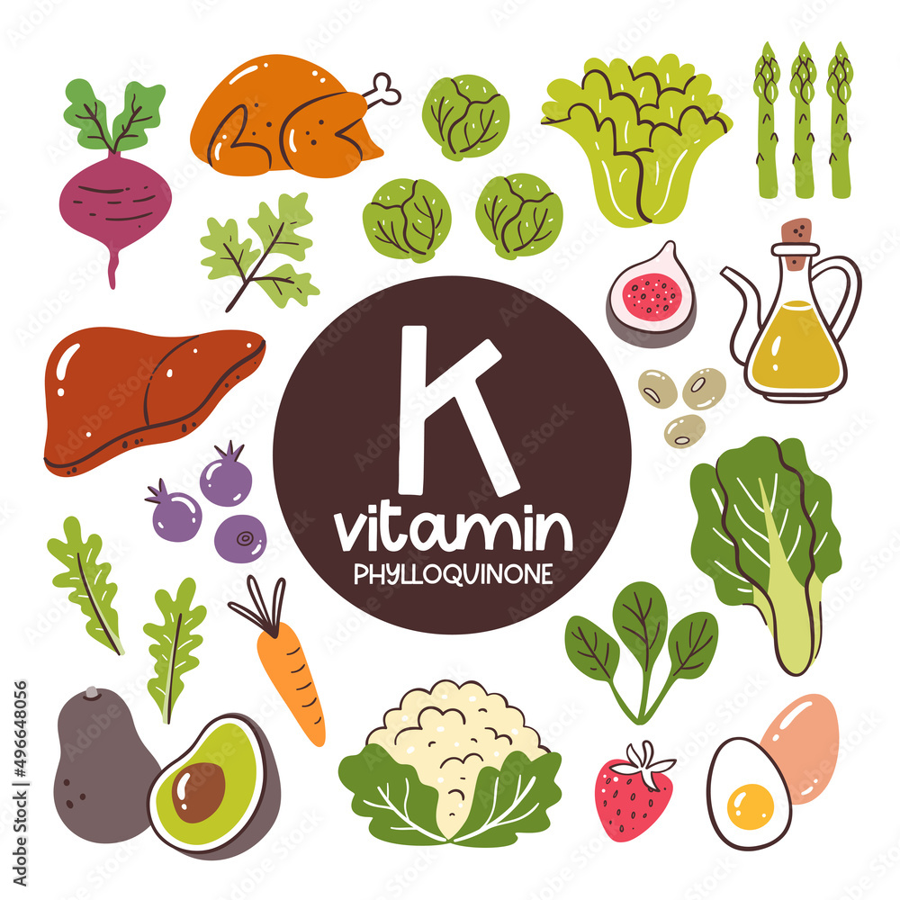 Food products with high levels of Vitamin K (Phylloquinone). Cooking - Waar Zit Veel Vit K In