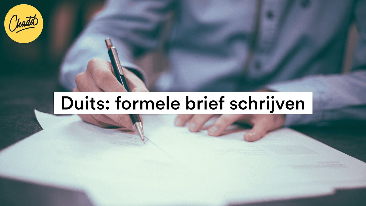 Hoe Begin Je Een Brief In Het Duits