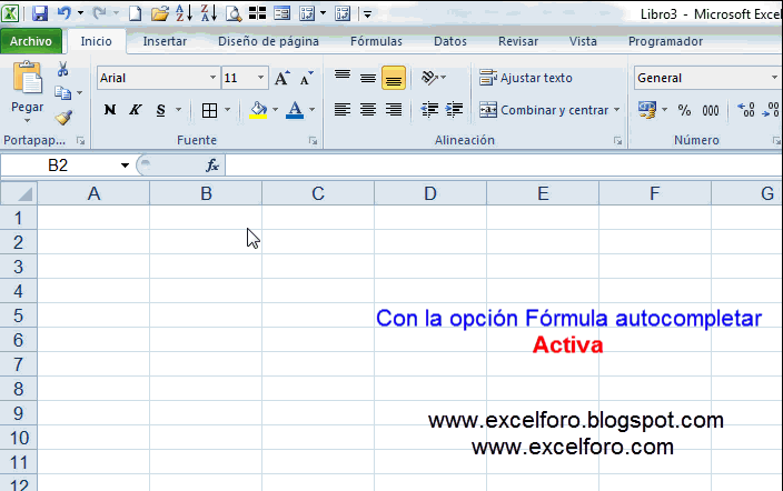 Fórmula autocompletar en Excel. | EXCEL FORO: Un blog de Excel - Excl Btw Naar Incl Btw