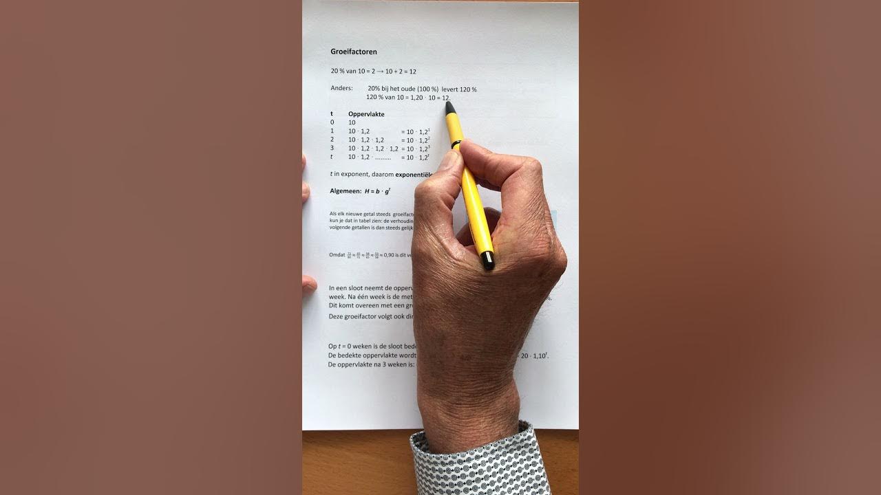 Formule exponentiele groei - YouTube - Hoe Stel Je Een Exponentiele Formule Op