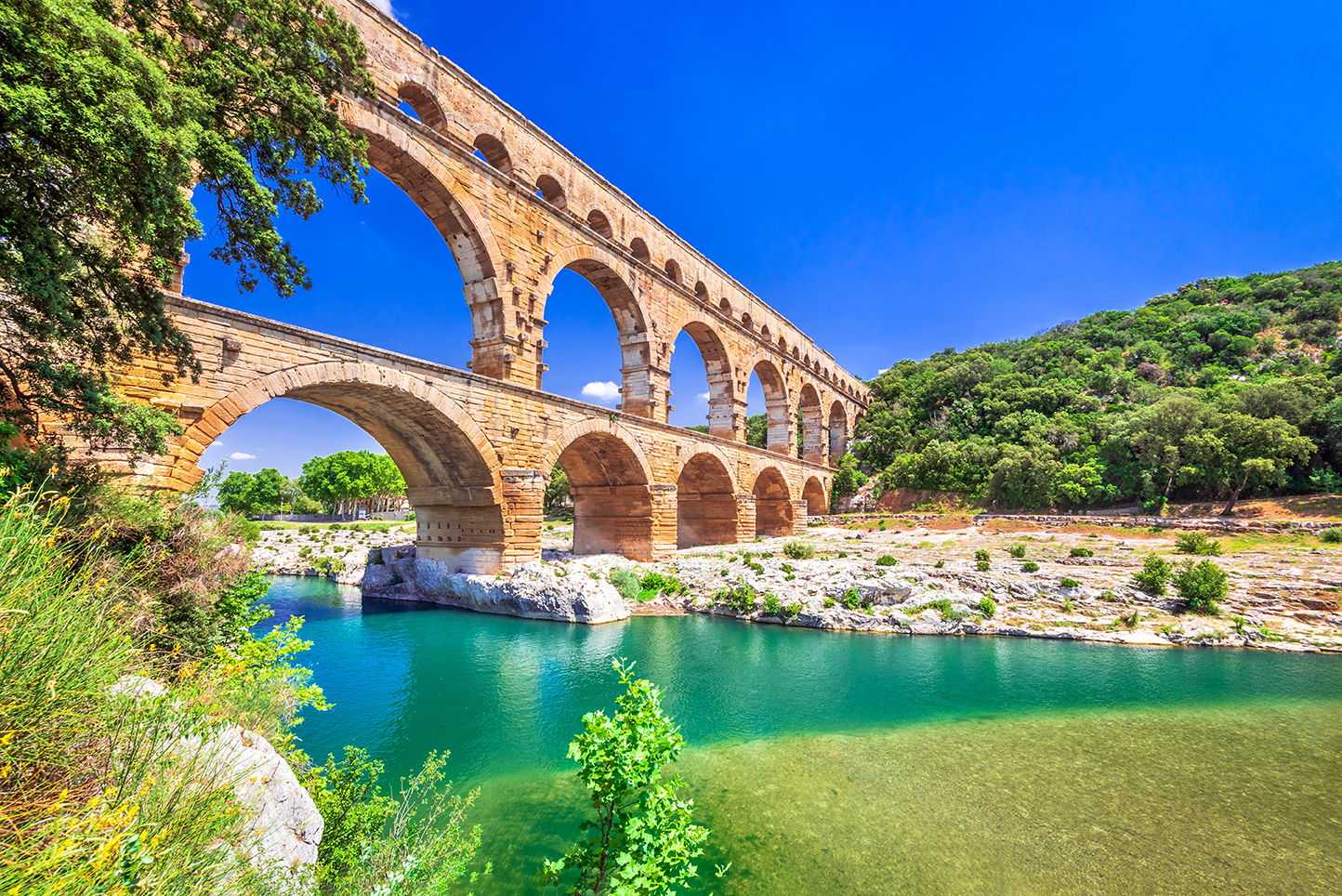 Pont Du Gard Vers Pont Du Gard Frankrijk