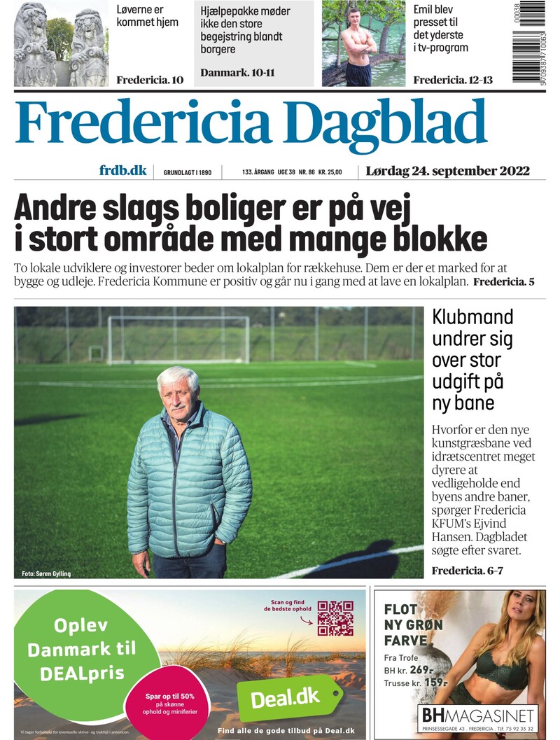 Fredericia Dagblad - Welk Dagblad Werd In 1912 Opgericht