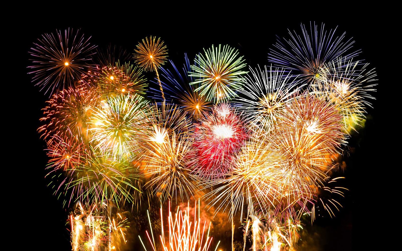 🔥 Free Download New Year Fireworks Background Happy Holidays by - Oud En Nieuw In Het Engels