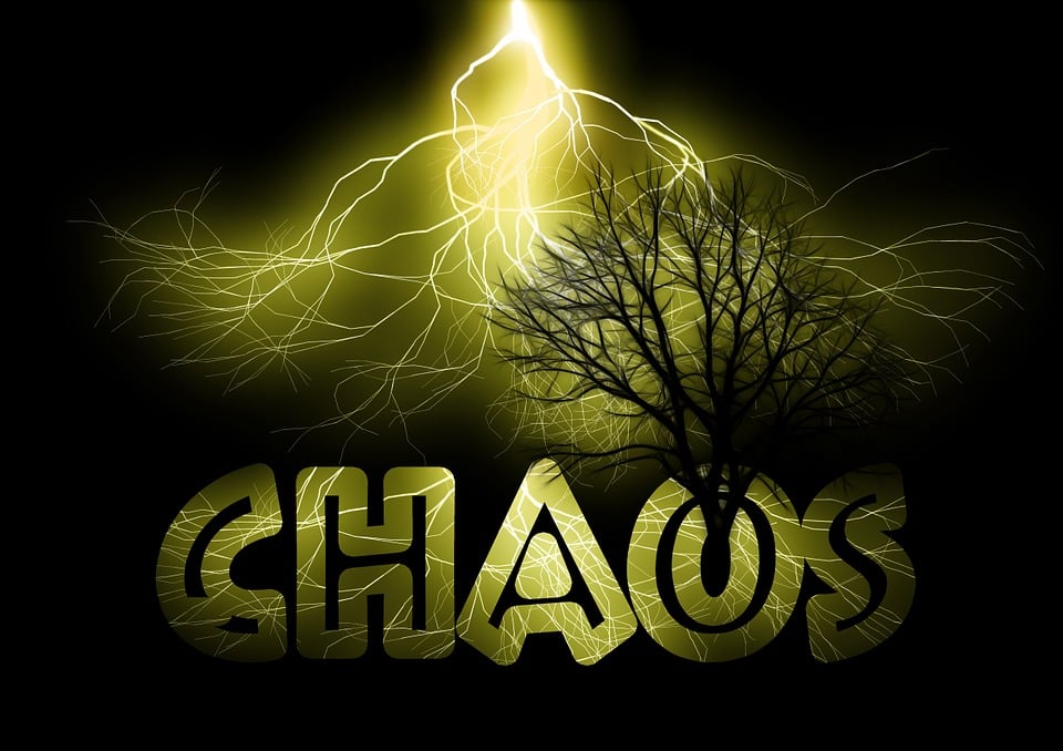 Free illustration: Chaos, Regulation, Chaos Theory - Free Image on - Chaos Crisis In De Zaal