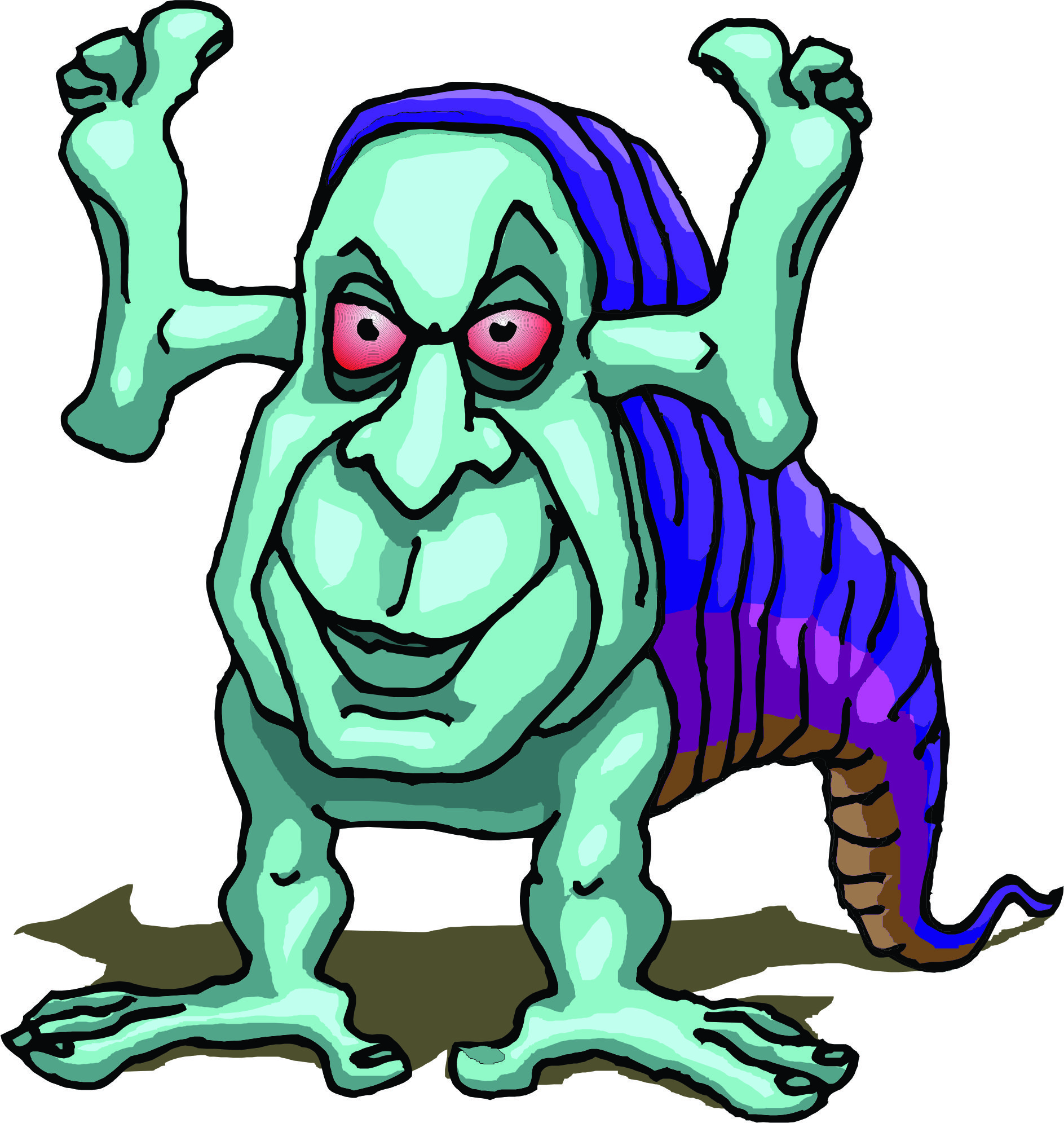 Free Pics Of Cartoon Monsters, Download Free Pics Of Cartoon Monsters - Monster En Co Balie Vrouw