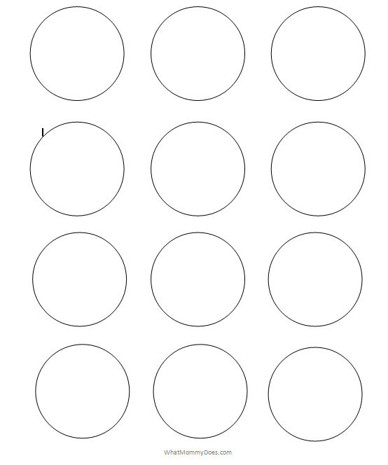 Free Printable Circle Templates – Large, Medium & Small Stencils - Waarom Moet Je 7 Rondjes Om De Kaäba