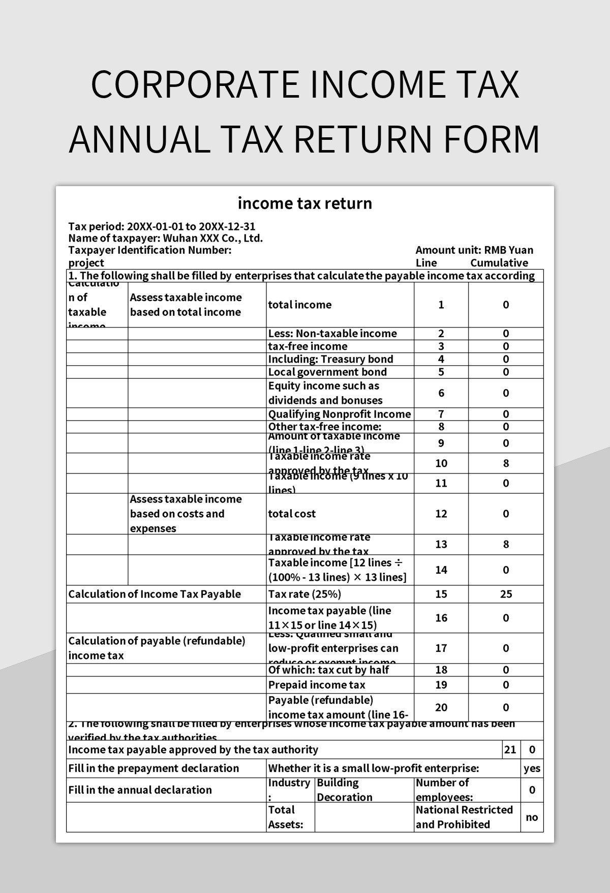 Corporate Tax And Income Tax