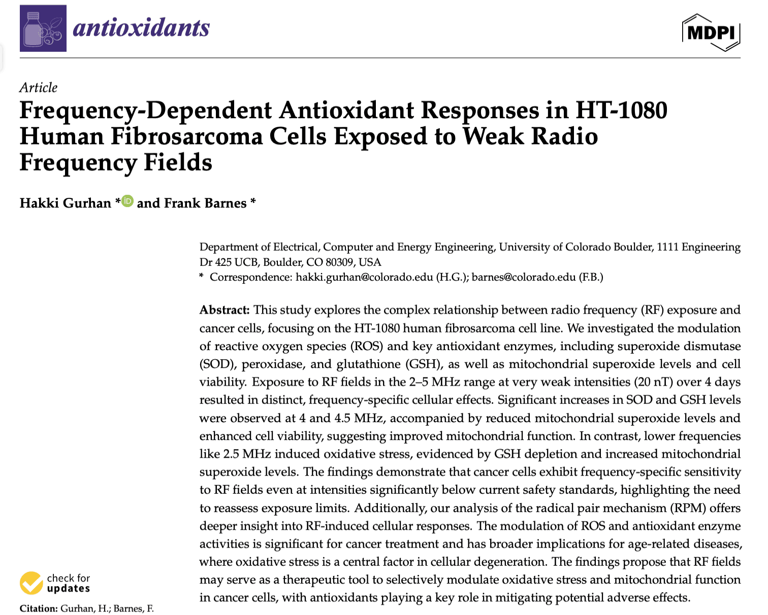 “Frequency-Dependent Antioxidant... - Smombie Gate | 5G | EMF - Antioxidant In Wortelen 12 Letters