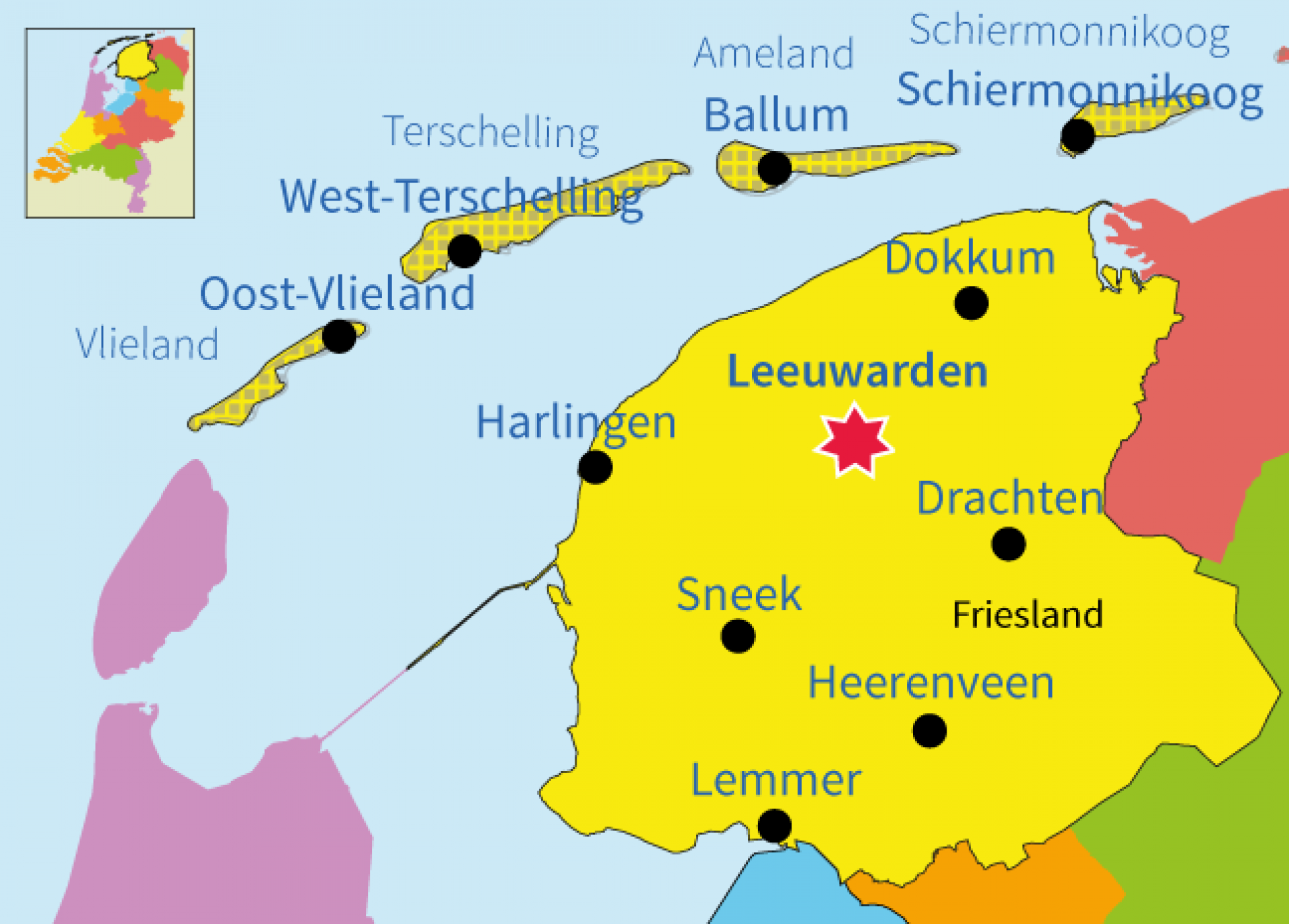 Friesland - 123HotelGift - Waar Ligt Het Noorden Van Nederland