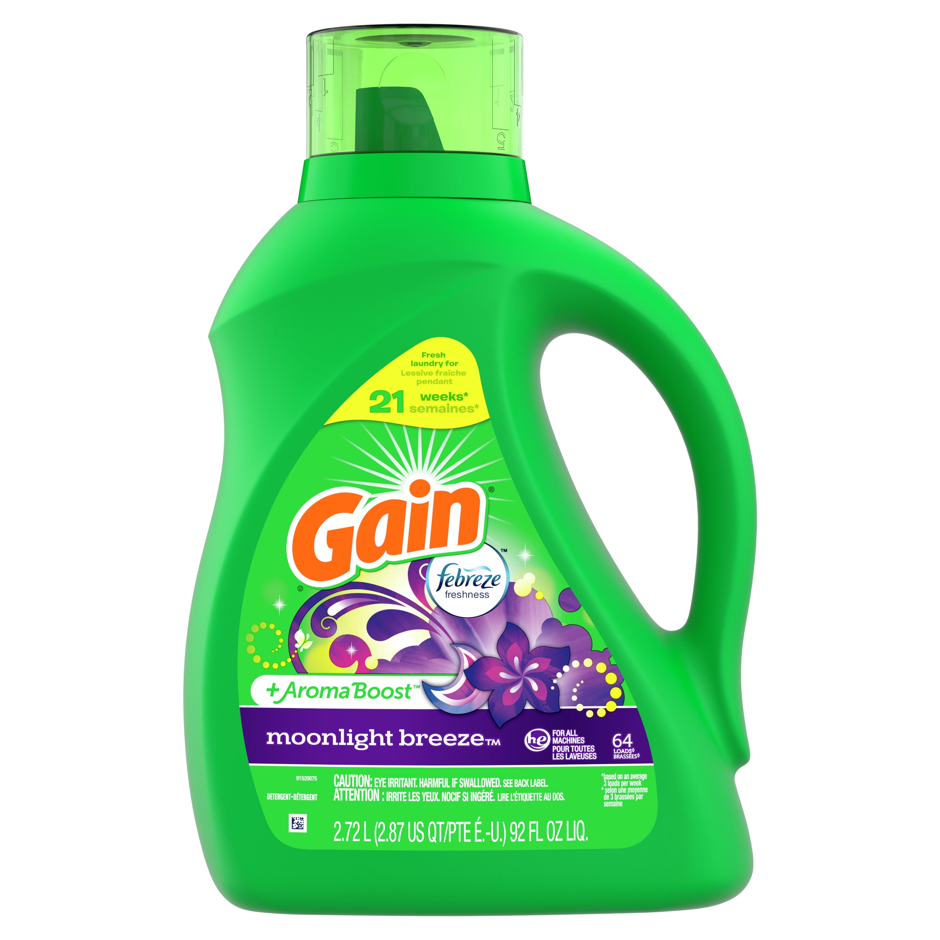 Gain + Aroma Boost Liquid Laundry Detergent, Moonlight Breeze Scent, 64 - Gain Creators In Value Proposition Canvas