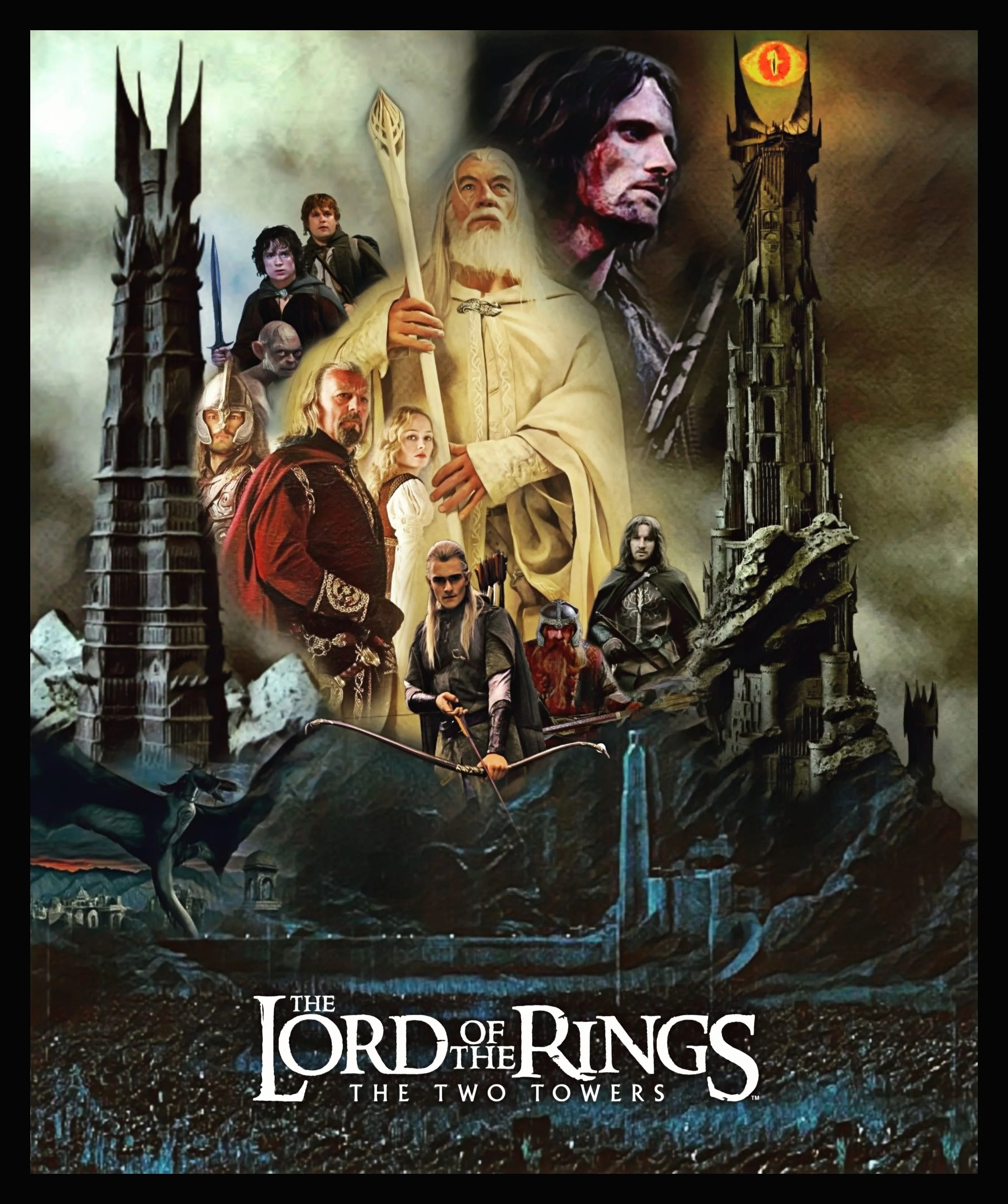 Gandalf The Grey, Tolkien Art, Star Wars, The Two Towers, Armin Van - Eerste Lord Of The Rings Film