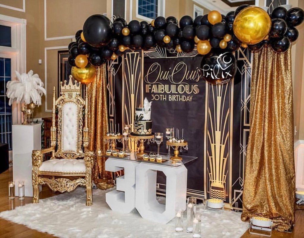 Gatsby Themed 8x8 Backdrop; Design, Print and Ship! | Gatsby birthday - Themes In The Great Gatsby