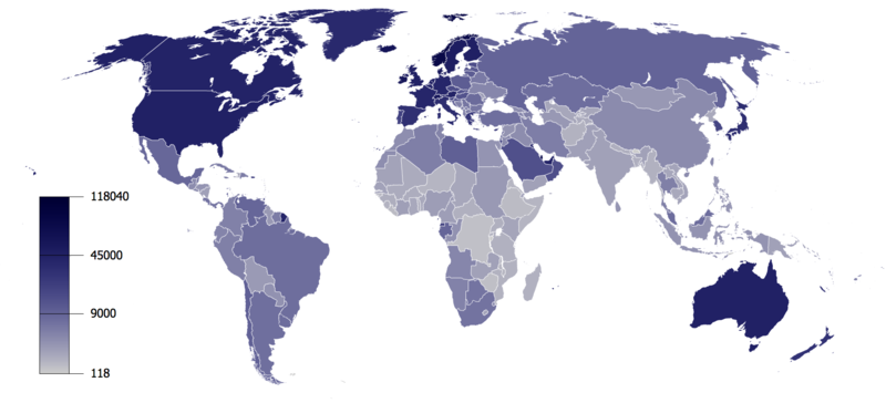 GDP per Capita Statistics - Economics Help - Bruto Nationaal Product Per Land