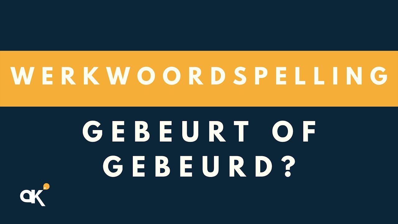 Gebeurt of gebeurd? - YouTube - Wat Is Er Gebeurd Of Gebeurt