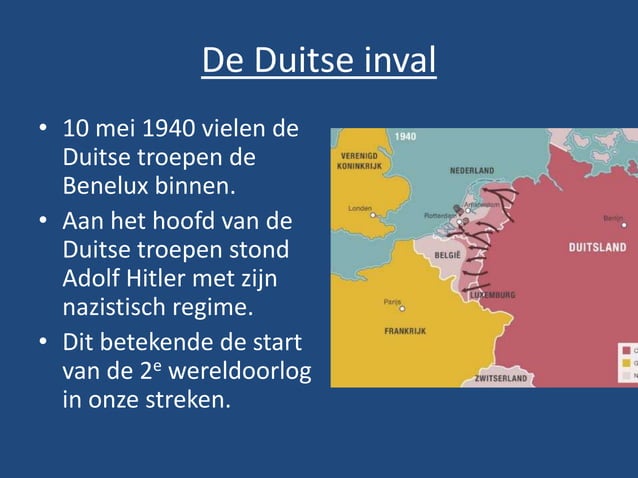 Gebeurtenis 10 mei 1940: Begin 2e wereldoorlog - Belangrijke Gebeurtenissen Tweede Wereldoorlog Nederland