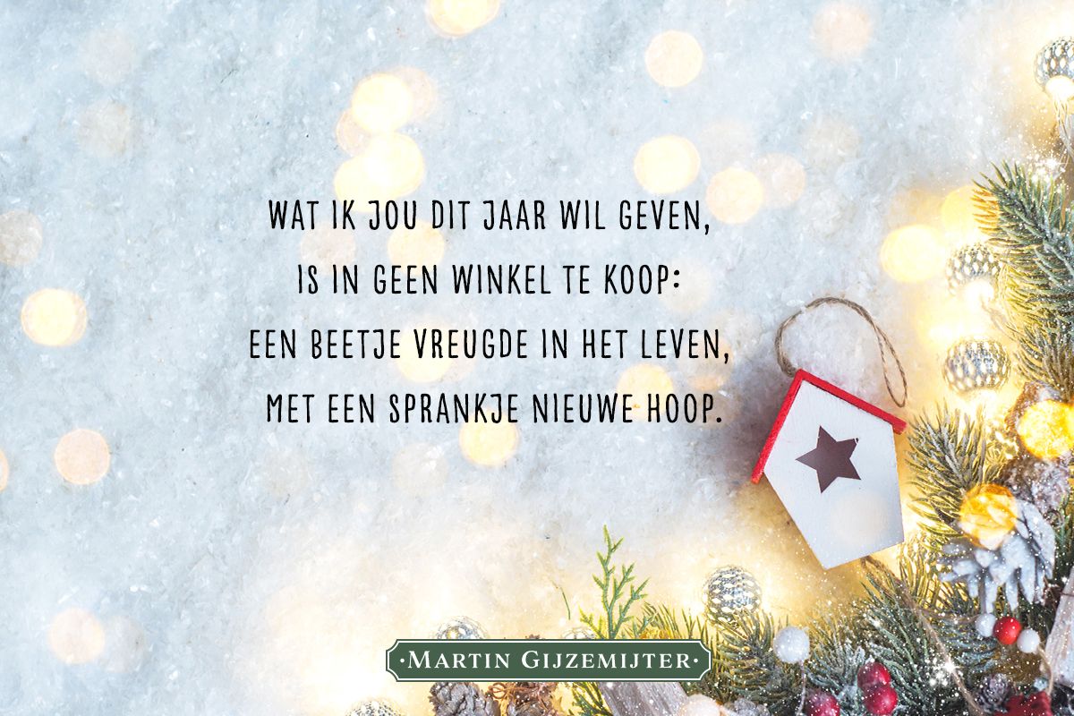 Gedichten Over Kerst En Nieuwjaar