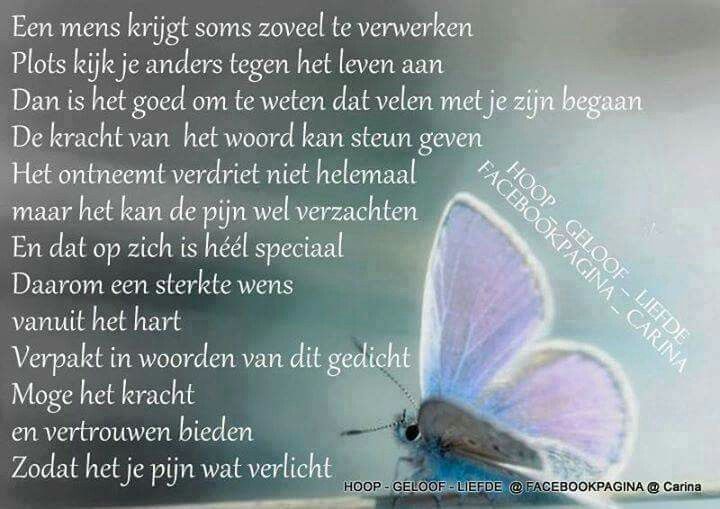 Gedicht voor kracht en sterkte - Gedicht Hoop Bij Ziekte