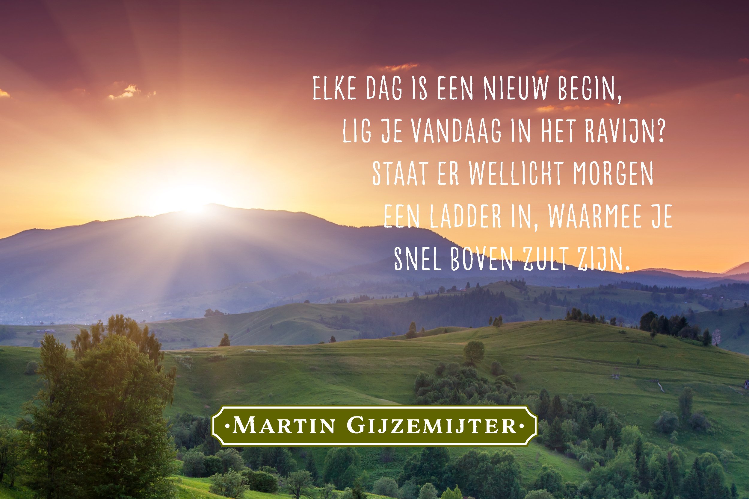 Een Nieuw Begin Gedicht
