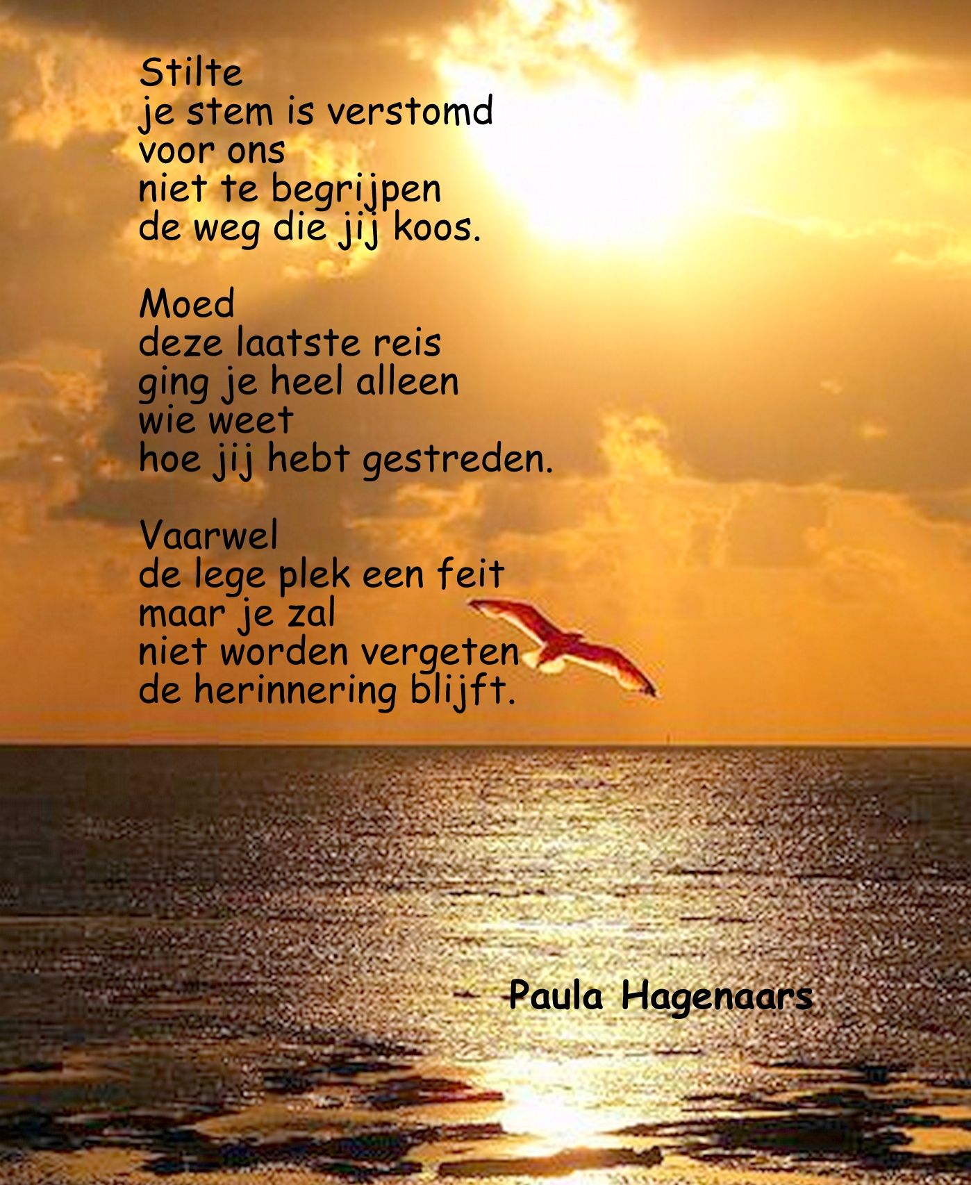 Gedichten Paula Hagenaars Ter Nagedachtenis. | Gedichten, Mooie citaten - Gedichten Over Het Leven En Liefde