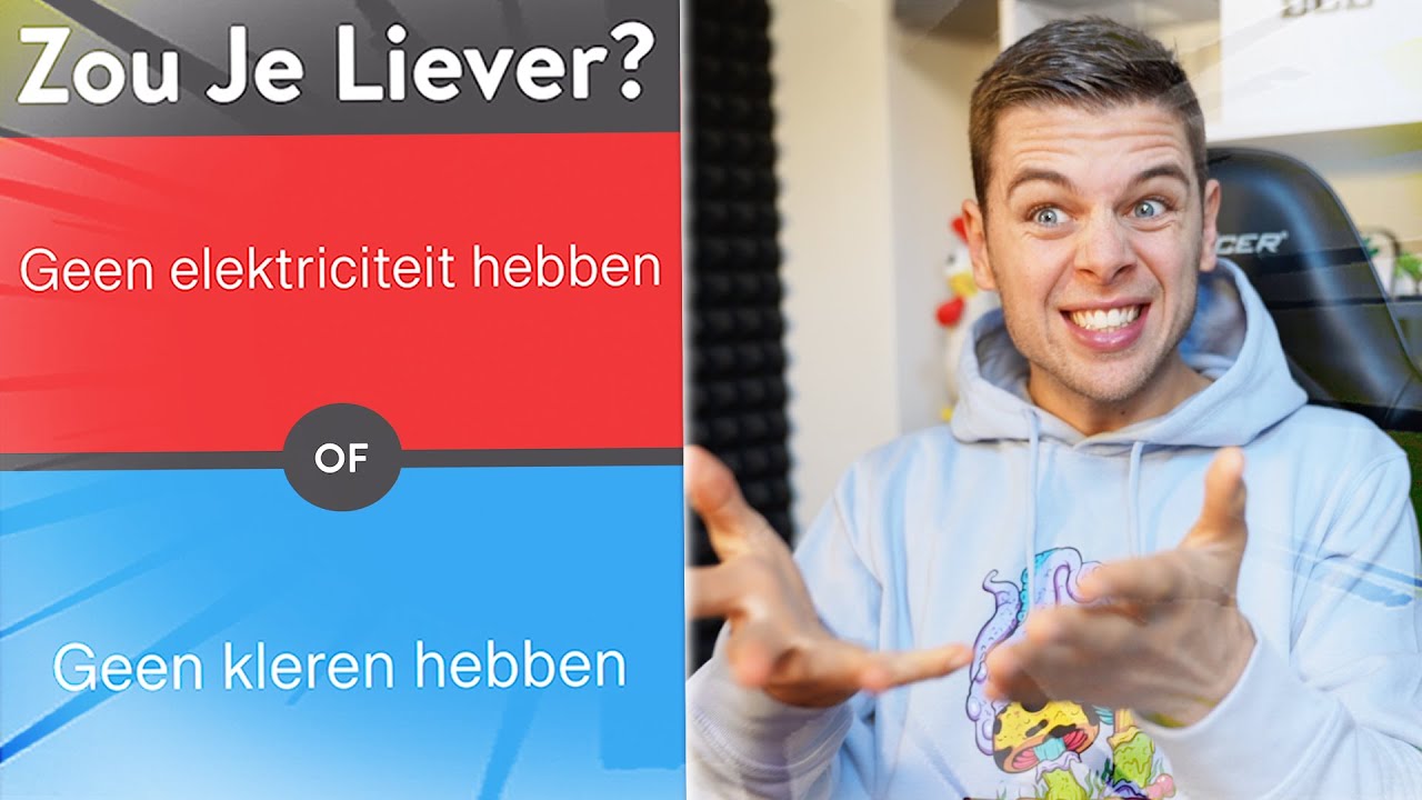 GEEN Elektriciteit Of GEEN Kleren? WAT ZOU JE LIEVER? 🤣 - YouTube - Wat Te Doen Zonder Geld