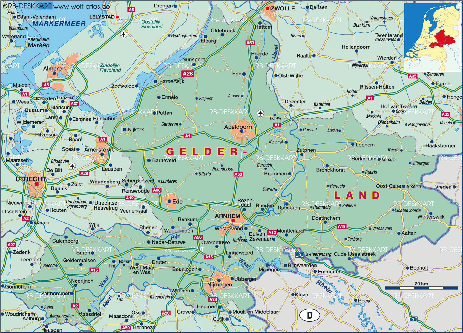 Gelderland | Vakantie naar Gelderland | ViaVakantie.nl - Welk Deel Van Groot Brittannië Heeft Cardiff Als Hoofdstad