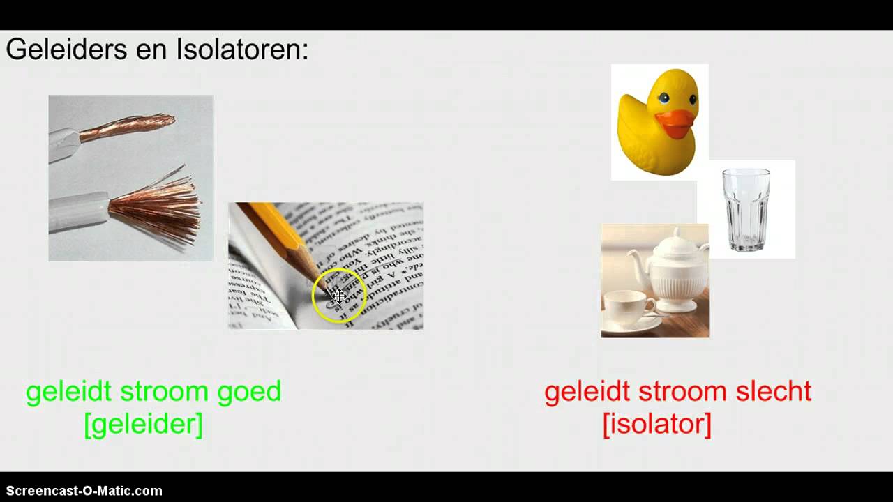 Geleiders en Isolatoren - YouTube - Welke Groep Stoffen Bestaat Volledig Uit Goede Geleiders Van Elektriciteit