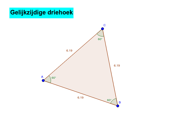 Hoeveel Graden Is Een Gelijkzijdige Driehoek