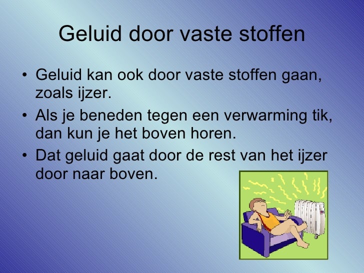 Geluid - Gaat Geluid Naar Boven Of Beneden