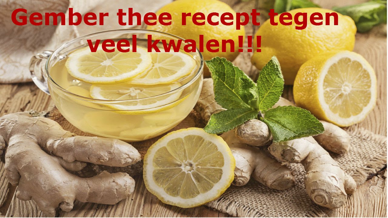 GEMBER THEE RECEPT TEGEN VEEL KWALEN🍋🍋🍋 - YouTube - Wat Is Goed Voor De Maag