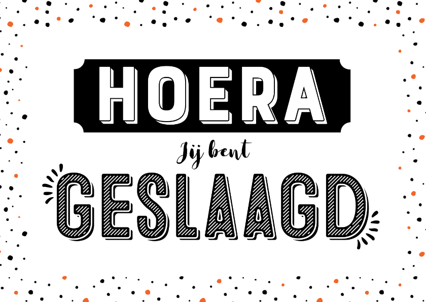 Geslaagd kaart hoera jij bent geslaagd | Kaartje2go - Wanneer Weet Je Of Je Geslaagd Bent
