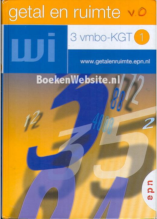 Getal en ruimte 3 vmbo-KGT 1, Reichard L.A. ea. | BoekenWebsite.nl - Getal En Ruimte 3 Vmbo-kgt Deel 1 Antwoorden 12e Editie