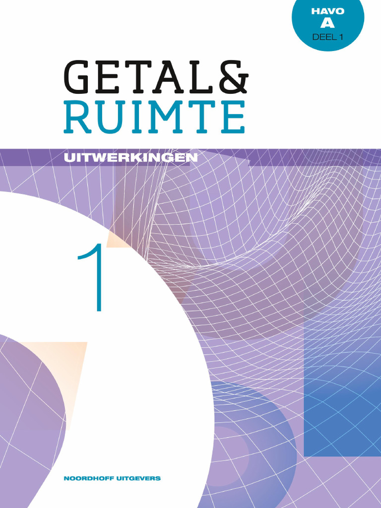 Getal En Ruimte 2 Havo/vwo Deel 1 Antwoorden 12e Editie