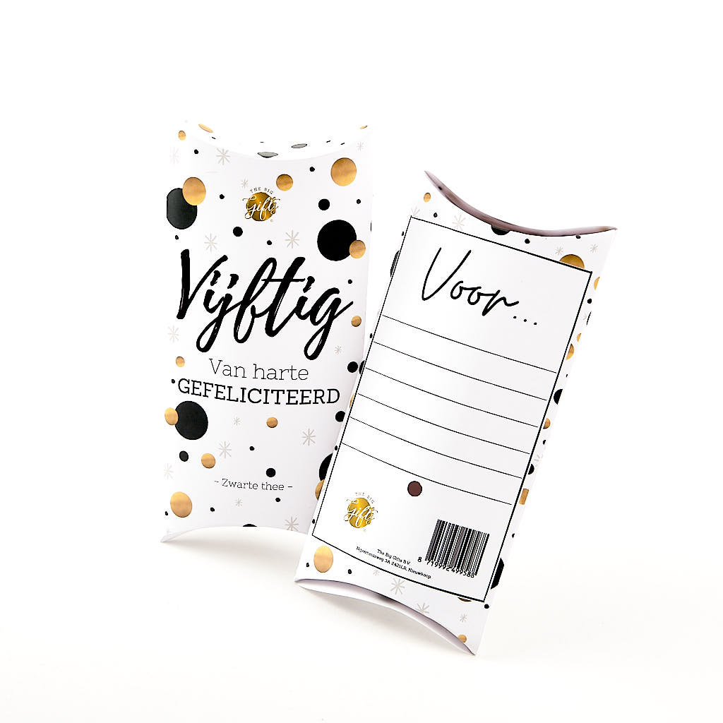 Gift box - Fifty (Dutch Version) - The Big Gifts - Groothandel Textiel En Aanverwante Artikelen