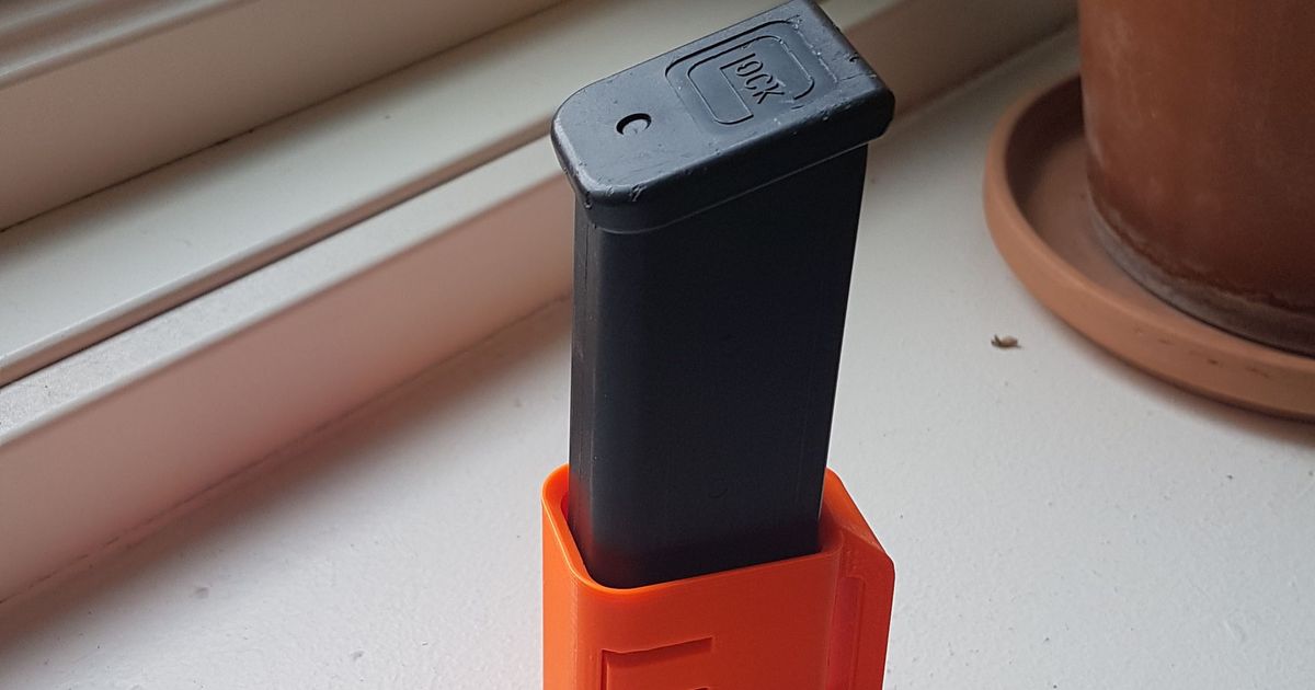 Glock mag pouch od autora Erl | Stáhněte si zdarma STL model - Mag Je Op Je Eigen Land Stemmen Songfestival
