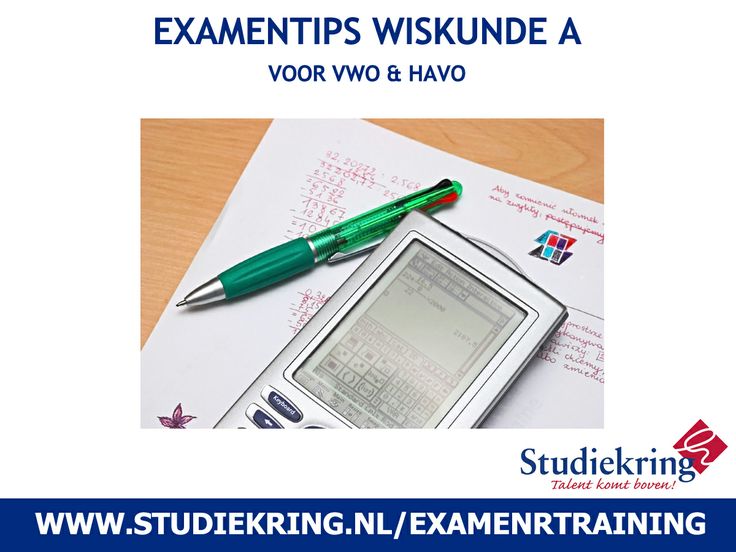Goed voorbereid naar het eindexamen wiskunde A? Onze examentrainers - Hoe Werkt N Term Eindexamen