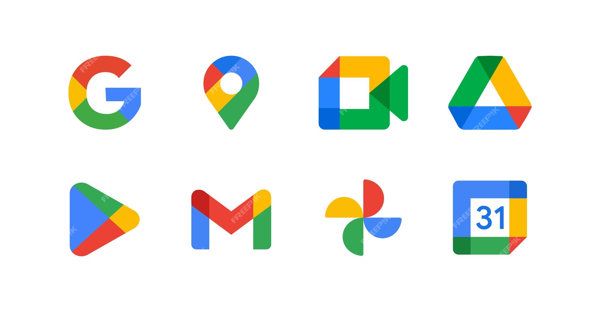 Google 애플리케이션 로고 세트 컬렉션 | 프리미엄 벡터 - Google Vertalen Van Nederlands Naar Engels