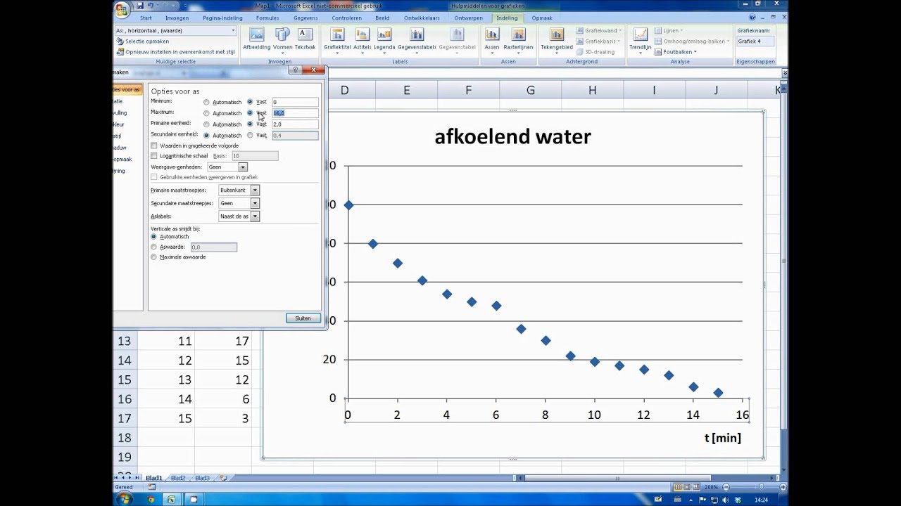 Grafiek maken in excel - YouTube - Hoe Maak Je Een Formule Bij Een Grafiek