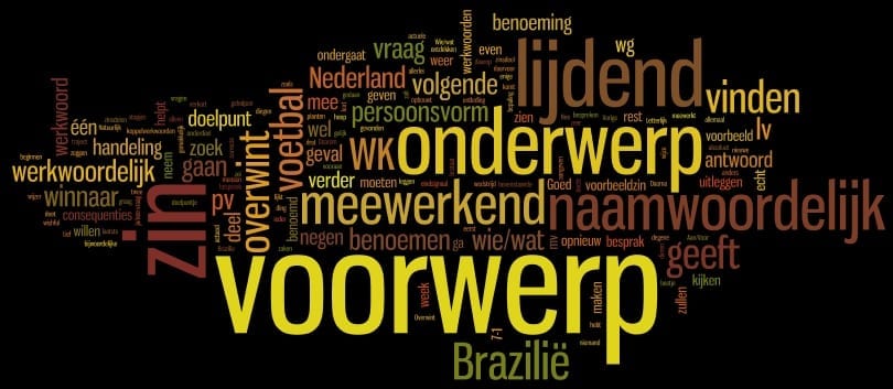 Onderwerp Lijdend Voorwerp Meewerkend Voorwerp