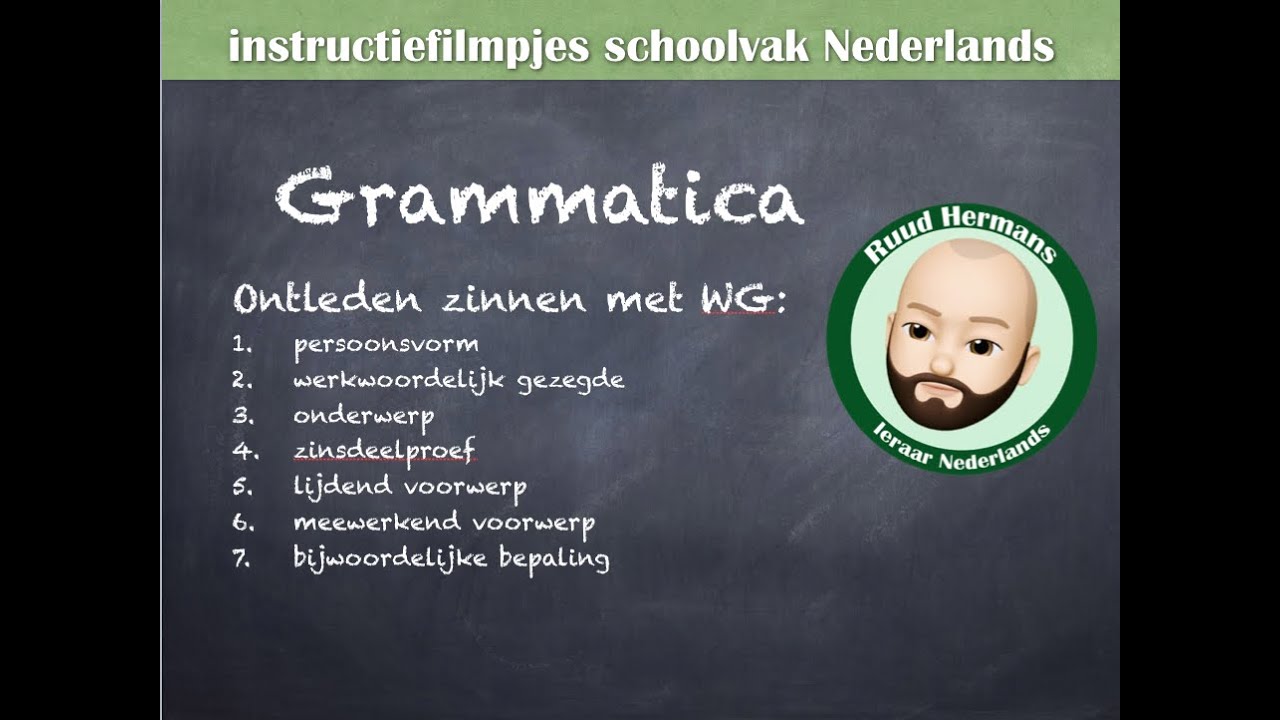 Grammatica zinsontleding - stappenplan zinsontleding werkwoordelijk - Het Gezegde Van Een Zin
