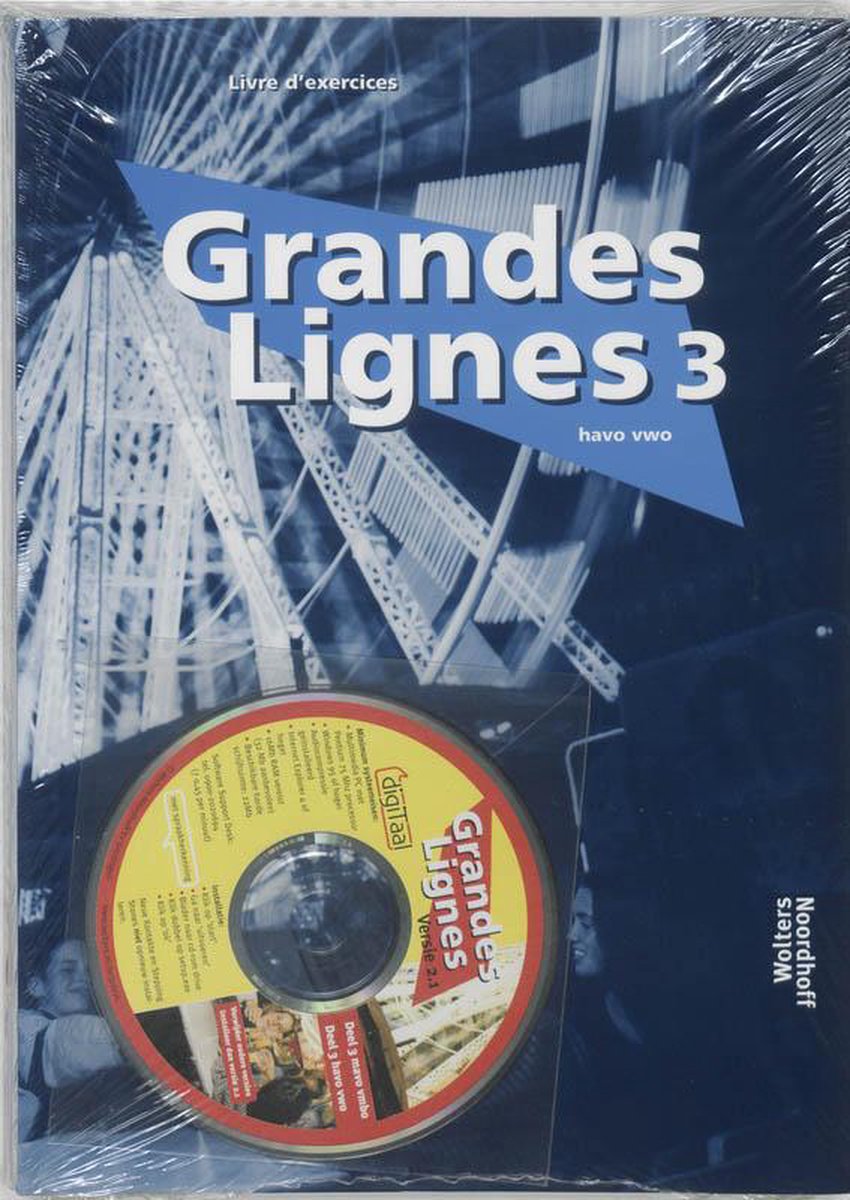 Grandes lignes 3 havo vwo Werkboek | 9789001498191 | Knop | Boeken - Grandes Lignes Antwoorden 3 Vwo
