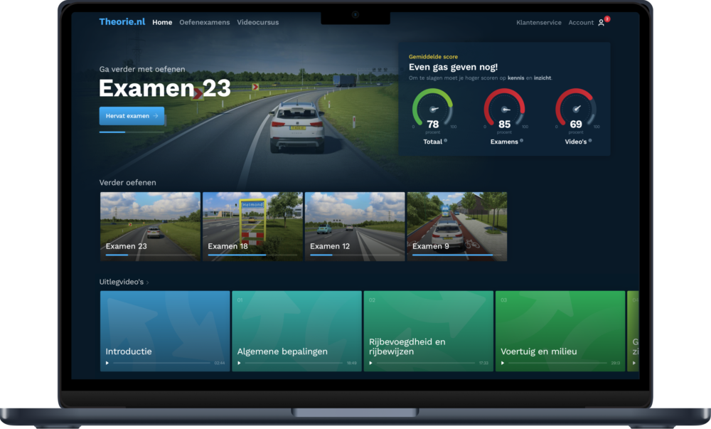 Online Theorie Examen Oefenen Gratis